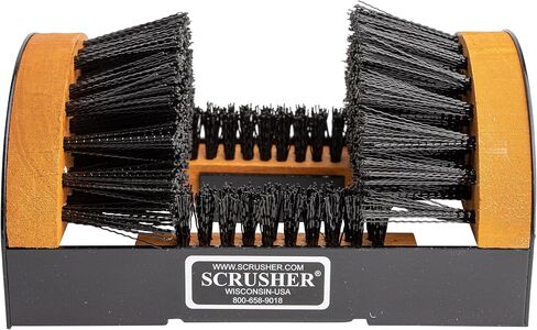 Scrusher - Authentic Boot Buddy Cleaner Brush: All-Weather Outdoor Shoe and Boot Cleaner, Designed for Muddy Footwear Cleaning - Made in USA in Saudi Arabia