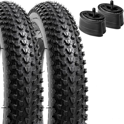 YUNSCM 12" Bike Tires 12 x 1.95/50-203 and 12" Bike Tubes Schrader Valve Compatible with Mountain/Off Road Bike 12x1.90 12x1.95 12x2.0 Bicycle Tires and Tubes (AC-1747) in Saudi Arabia
