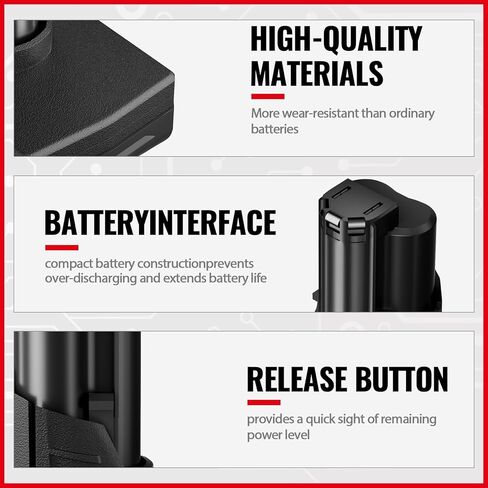 2 Pack 12V 7.0AH استبدال لـ Milwaukee 48-11-1862 Battery & N12 3A شاحن متوافق مع بطارية Milwaukee 12V LI-ION 48-11-1812 48-11-1828 48-11-1850. in Kuwait