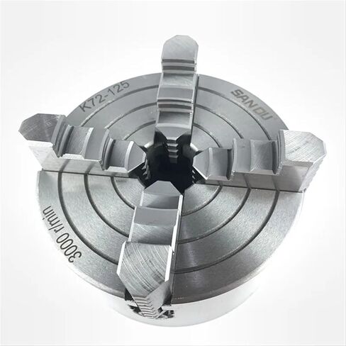 125mm مخرطة تشاك سانو 4 الفك المستقل تشاك K72-125 اليدوي نوع Metal Scroll Chuck in Saudi Arabia