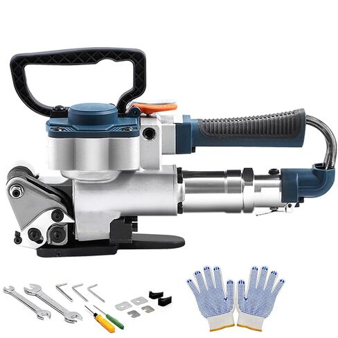 HIGHTOP B19 Pneumatic Strapping Tool Packaging Strapping Machine No Sub-Banding Handheld Strapping Machine for PP &PET Belt Width 1/2" 3/4" in Saudi Arabia