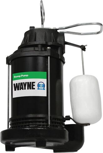 WAYNE CDU800 1/2 HP Submersible Cast Iron and Steel Sump Pump With Integrated Vertical Float Switch in Saudi Arabia