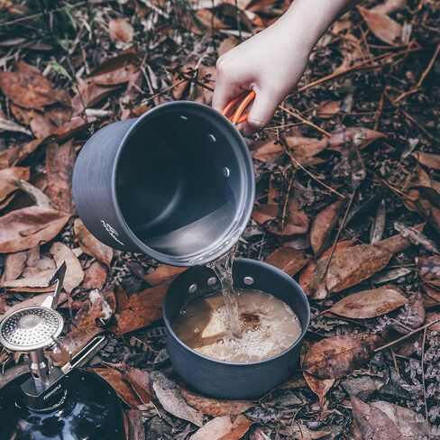 Fire-Maple Camping Pot Bowl Foldable Backpacking Cooking Set Pots for 1 Person Ultralight Outdoor Single Cookware in Saudi Arabia