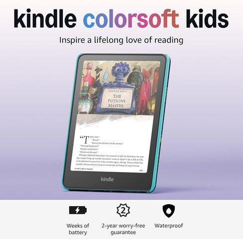 Amazon Kindle Colorsoft Kids (16 GB) – First Kindle for kids in color, with cover - Fantasy River in Saudi Arabia