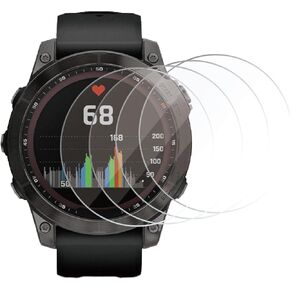 4 Pack Screen Protector for Garmin Forerunner 255/255 Music 46mm Smartwatch, Tempered Glass Screen Cover Bubble-Free in Saudi Arabia