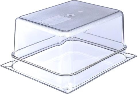 Carlisle FoodService Products Storplus 1/2-Size Food Pan for Catering, Buffets, and Restaurants, Polycarbonate 6 Inches Deep, Clear, (Pack of 6) in Saudi Arabia