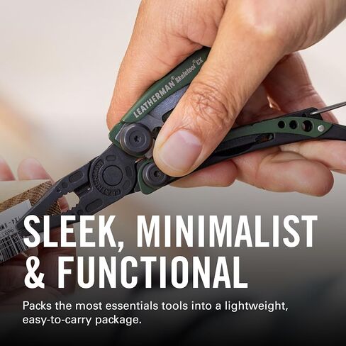 LEATHERMAN, Skeletool, 7-in-1 Lightweight, Minimalist Multi-tool for Everyday Carry (EDC), Home, Garden & Outdoors, Stainless Steel in Saudi Arabia