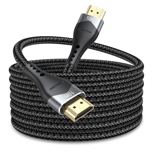 8K Short HDMI Cable 2 Foot, HDMI 2.1 Cord 2FT High Speed HDMI to HDMI Cable 48Gbps Support 8K@60Hz, 4K@120Hz, eARC, 3D, HDR, HDCP 2.2&2.3 for Switch, Camera, Monitor, Laptop, HDTV in Saudi Arabia