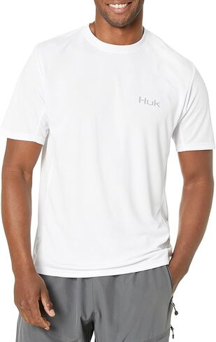 قميص الصيد الرجالي Icon X بأكمام قصيرة من HUK مع حماية من الشمس in Saudi Arabia
