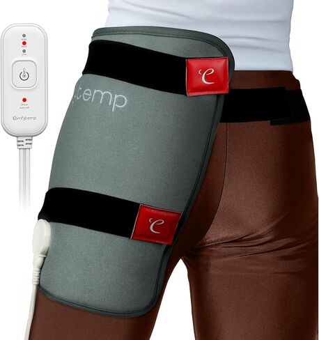Comfytemp Hip Heating Pad for Hip/Sciatica Pain Relief - FSA HSA Eligible Hip Support Brace, Lower Back/Thigh/Buttock Electric Heat Pad, Fathers Day Dad Gift for Mom, Hot Physical Therapy (L/XL) in Saudi Arabia