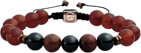 Semita Healing Gemstone Beaded Bracelet for Vitality made with Garnet, Carnelian and Red Jasper for Men and Women in Saudi Arabia