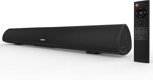 BESTISAN Wave Base Sound bar with Bluetooth for TV Tabletop Digital Audio Speaker System/Home Theater, Gaming, Projectors, with Remote Control, HDMI-ARC,AUX, Optical, USB in Saudi Arabia
