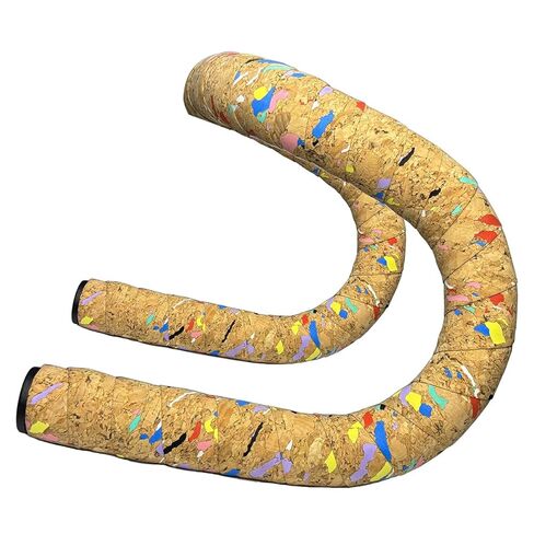 Cork Handlebar Tape for Road Bike 2 Rolls Anti-Slip Shock Absorption Bicycle Wrapping Grip Bar Tapes Made of Real Natural Cork in Saudi Arabia