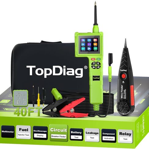 P200 Pro Power Circuit Probe Kit - Upgraded Ver. of P200 for 9-48V Circuit Systems 2024 Newest Automotive Circuit Tester - Multimeter/Oscilloscope/Fuel Injector Tester/Activating Component in Saudi Arabia
