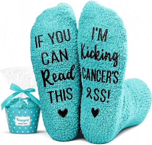 HAPPYPOP Breast Cancer Socks For Women Breast Cancer Awarness Socks Chemo Socks, Breast Cancer Gifts Chemo Gifts Breast Cancer Awareness Gifts in Saudi Arabia