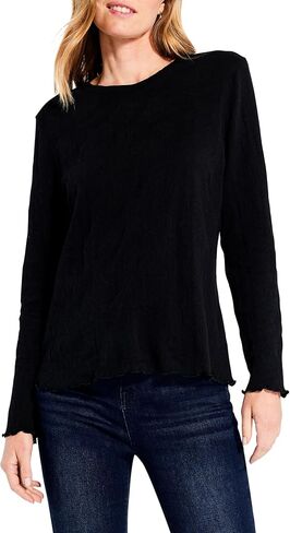 NIC+ZOE Women's Lace Knit Tee in Saudi Arabia