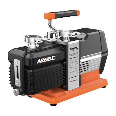 NAVAC NP12DM Vacuum Pump | Vacuum Pump for HVAC Evacuation | 5 Microns | Dual-Stage DC Motor Industrial Grade for Commercial Settings | 12 CFM Flow Rate in Saudi Arabia