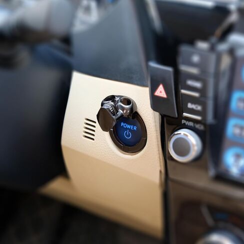DUNGGLE Car Start Stop Button Cover Skull Ignition Protective Cover Push Start Button Cover Anti-Scratch Car Engine Decoration Ring Car Interior Accessory in Saudi Arabia