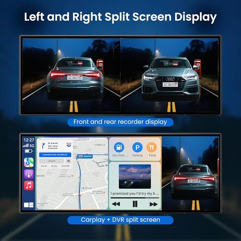 7 inch HD Portable Wireless carplay Screen for car & Android Auto Touchscreen with Mirror Link/1080P Backup Camera/Navigation/Car Stereo/Drive Play/Bluetooth/Voice Control in Saudi Arabia
