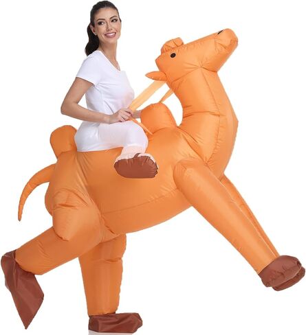 Koala Inflatable Costume Blow Up Suit Party Game Fat Cosplay Animal Halloween Costume Jumpsuit in Kuwait