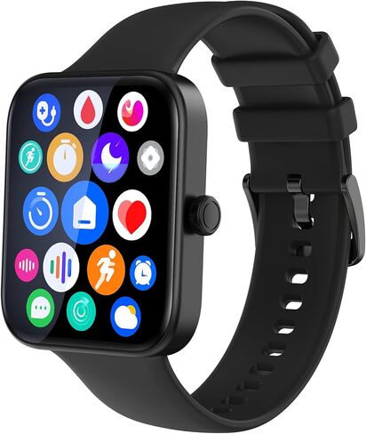 Smart Watch with Ai Functions GPS Tracking for Android Phones and iPhone Compatible Bluetooth Call Message Alert Heart Rate/Sleep Monitor IP68 Waterproof for Women in Saudi Arabia