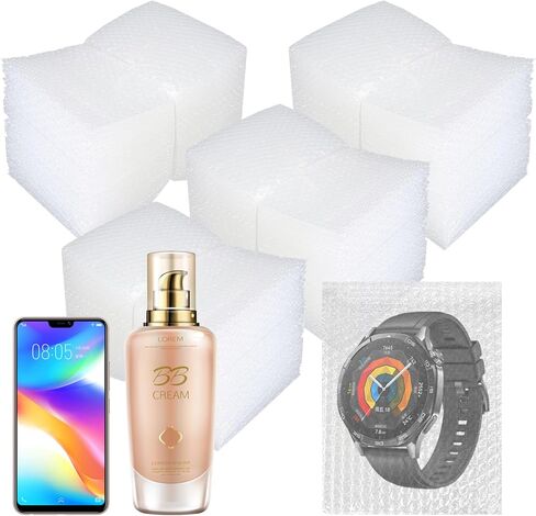 16Pack Clear Bubble Out Bags 16 x 20 inch, Double Walled Shockproof Bubble Cushioning Wrap Bag Pouches for Packing, Shipping, Moving and Storage, Large Bubble Pouches Bag for Extra Protection in Kuwait