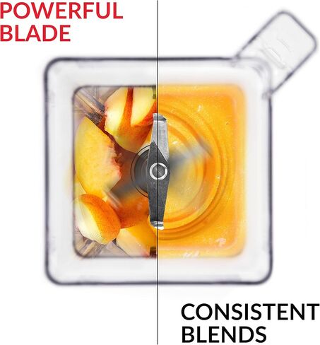 خلاط Blendtec Classic 575 - وعاء WildSide+ (90 أونصة) - قوة احترافية - تنظيف ذاتي - 4 دورات مبرمجة مسبقًا - 5 سرعات - أسود in Saudi Arabia