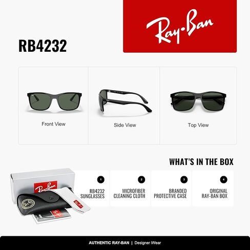 Ray-Ban Men's Rb4232 Square Sunglasses in Saudi Arabia