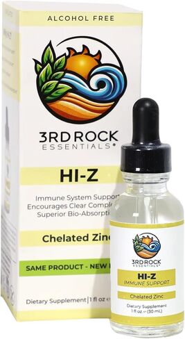 | HI-Z Zinc Immune Support Supplement | All Natural Liquid Zinc Supplement Dietary Supplement | All Natural Personal Care (1 fl oz | 120 Servings) in Saudi Arabia