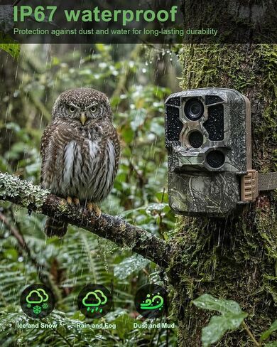 KJK Trail Camera WiFi 8K 84MP with 64GB Memory Card in Saudi Arabia