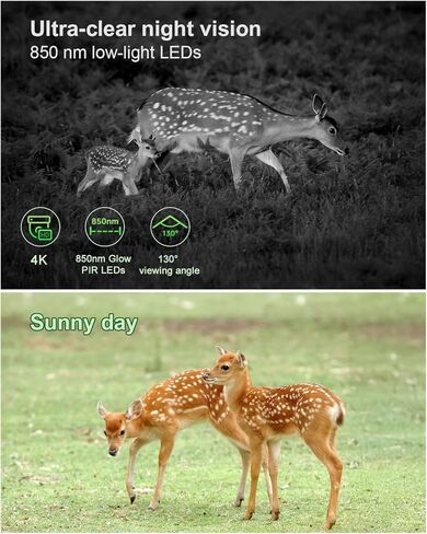 KJK Trail Camera WiFi 8K 84MP with 64GB Memory Card in Saudi Arabia