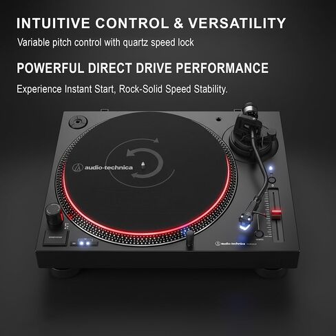 صوتي-Technica AT-LP120XBT-USB DIRER-SRIVE DRIVE DRIVE مع Bluetooth ، التناظرية ، ومخرجات USB-حزمة سوداء مع سماعات الرأس ، الكابل ، حصيرة الانزلاق ، مجموعة التنظيف ، وقماش أوستن بازار تلميع in Saudi Arabia