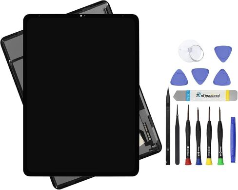 شاشة بديلة مقاس 12.9 بوصة لجهاز iPad Pro 12.9 الجيل الثالث A1876 A2014 A1983 A1895 والجيل الرابع A2069 A2232 A2233 A2229 شاشة LCD + مجموعة محول رقمي تعمل باللمس الزجاجي + طقم إصلاح in Kuwait