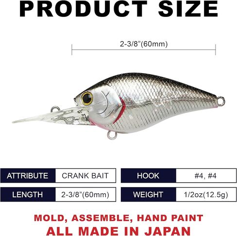 Lucky Craft LC 1.5DD ، Deep Diver ، Crankbait ، معدات الصيد في المياه العذبة ، الفوز بالبطولة ، الطعم البطل ، إكسسوارات الصيد ، صيد الأسماك ، Pike ، Snook in Saudi Arabia