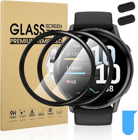 حزمة سومان 2+ 2 لـ Garmin Venu 3 45mm شاشة واقي ، منفذ الشاحن+ [مضاد للخدش] تغطية كاملة عالية الدقة PMMA Film Smartdractwatch in Saudi Arabia