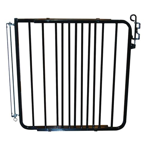 Cardinal Gates MG15 Auto-Lock Baby Gate - Adjustable Indoor Dog Gate - Aluminum Safety Gate for Kids & Pets - 26.5 to 40.5 Inches Wide - White in Saudi Arabia