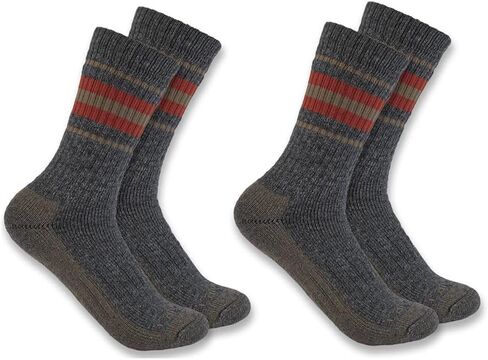 Carhartt Women's SC8212W Women's Heavyweight Synthetic-Wool Blend Crew Sock 2-P in Saudi Arabia