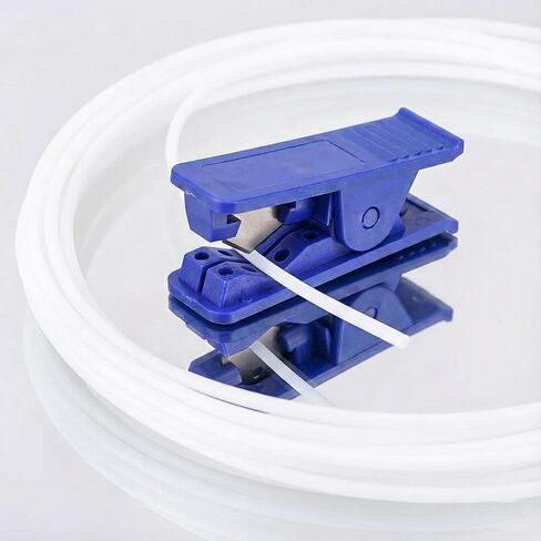 10Ft PTFE Teflon Bowden Tube for 1.75mm 3D Filament (2mm ID x 4mm OD) Low Friction, Suitable for Most FDM 3DPrinters, with Teflon Tube Cutter in Saudi Arabia