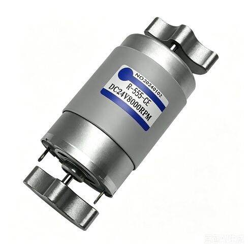 R555 Brushed Vibration Motor DC 12V-24V 8000RPM Dual Head High Torque Electrodynamic Vibration Motor with 2 Ferrous Sector Rotating Mass Blocks(Motor R555) in Saudi Arabia