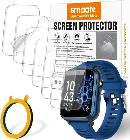 Screen Protector Compatible with S16 1.54" Cosjoype Wiszodet Tixpc Sedzofan Phyulls Jwatch AIWIEP Kids’ smart watch in Saudi Arabia