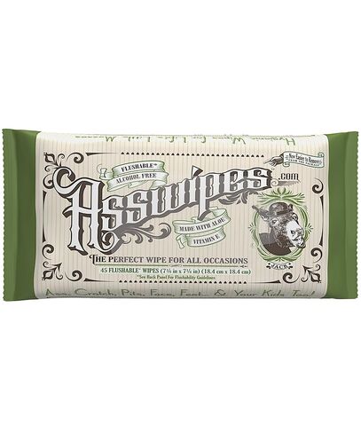 Fresh Body FB Asswipes (1 Pack, 45 wipes) - Flushable Personal Cleansing Body, Butt and Bathroom Wipes with Aloe and Vitamin E - From Adults to Baby - Made Without Alcohol or Parabens in Saudi Arabia