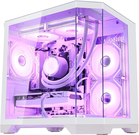 Ocean of Stars Gaming PC -AMD Ryzen 5 7600 -Intel Arc B580 12GB -32GB DDR5 6000MHz RAM -1TB PCIe SSD -WiFi + BT -Windows 11 Pro -RGB Prebuilt Desktop Computer -White in Saudi Arabia