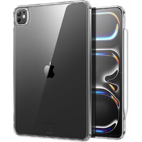 حافظة ESR لجهاز iPad Pro 11 بوصة (2024، الجيل الخامس)، رفيعة وخفيفة الوزن، حماية من الصدمات والسقوط، مقاومة للاصفرار، ظهر صلب، تدعم قلم رصاص Pro وقلم رصاص (USB-C)، سلسلة كلاسيكية، شفافة in Kuwait