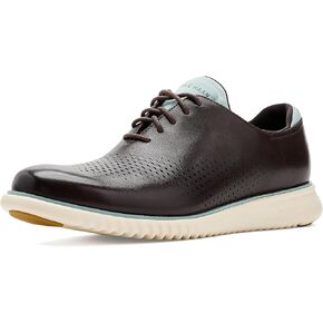 Cole Haan Men's 2.Zerogrand Laser Wingtip Oxford Lined, Blue Wing Teal/Sleet, 14 in Saudi Arabia