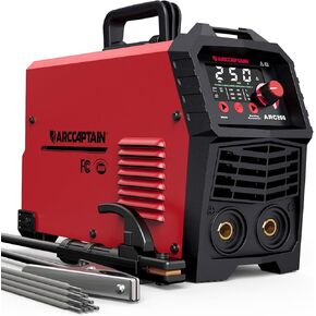 ARCCAPTAIN Upgraded 110V/220V Stick Welder, [Large LED Display] 160A ARC/Lift TIG Welding Machine with Synergic Control, IGBT Inverter Portable MMA Welder Machine with Hot Start/Arc Force in Saudi Arabia