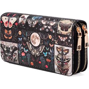 Nabegum Cow Print Wallet Cow Stuff Gifts for Women Ladies Slim Purse Credit Card Holder in Saudi Arabia