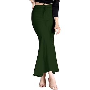Chandrakala Cotton Saree Shapewear for Women Seamless Stretchable Mermaid Sari Shaper Petticoat Girls,Black,Large (S117BLA4) in Kuwait