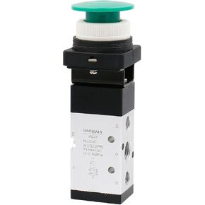 Baomain Roller Type Pneumatic Mechanical Valve JM-07 PT1/4" 2 Position 3 Way Normally Closed (MSV98322R) in Kuwait
