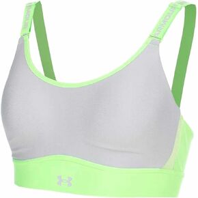 Under Armour Womens Infinity Mid Impact Sports Bra, (200) Taupe Dusk / / Black, X-Large D-DD in Saudi Arabia