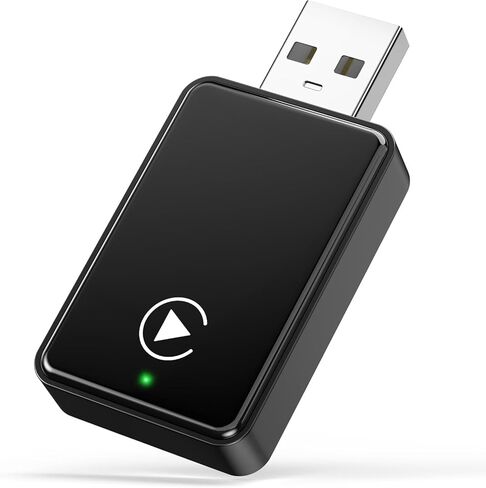 محول CarPlay اللاسلكي لـ iPhone ، ترقية الحجم المصغر تحويل Wired إلى محول Apple Carplay اللاسلكي ، وتصميم USB للسيارات مع كابلات امتداد USB-A & Type-C ، والتحكم المستقر ، والتوصيل والتشغيل in Kuwait